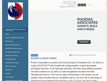 Tablet Screenshot of phoenixassociates.com