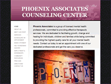 Tablet Screenshot of phoenixassociates.net
